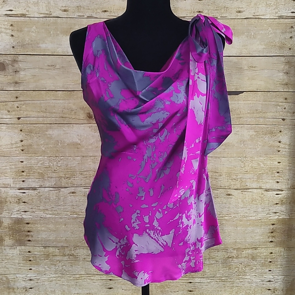 Cabi 102 Fit To Be Tied Silk Blouse